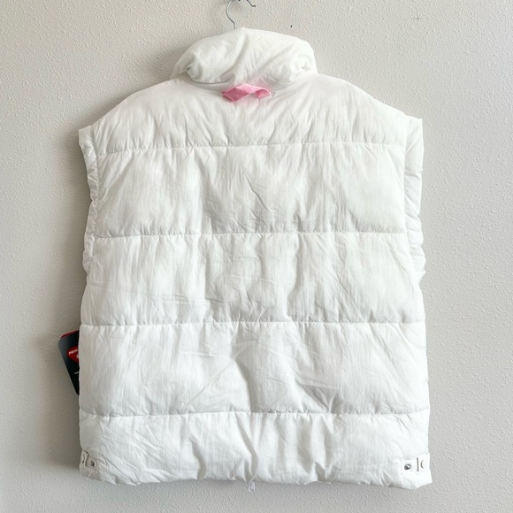 NWT Free People Movement In A Bubble Puffer Vest in White Size Small - Picture 13 of 13